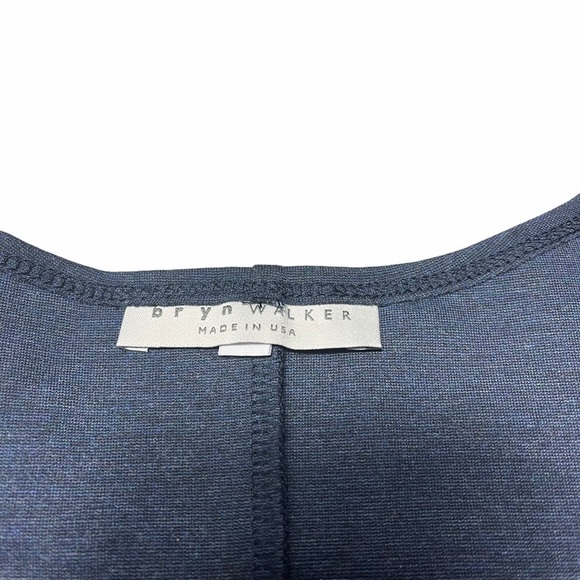 Bryan Walker Navy Blue A-Line Mini Dress L - Picture 4 of 8